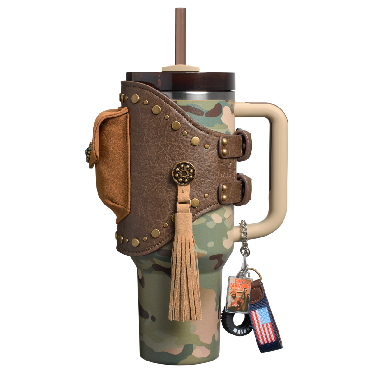 The Post Malone x Stanley Quencher® H2.0 FlowState™ Tumbler with Quencher® Pouch Belt | 40 OZ | 1.18 L