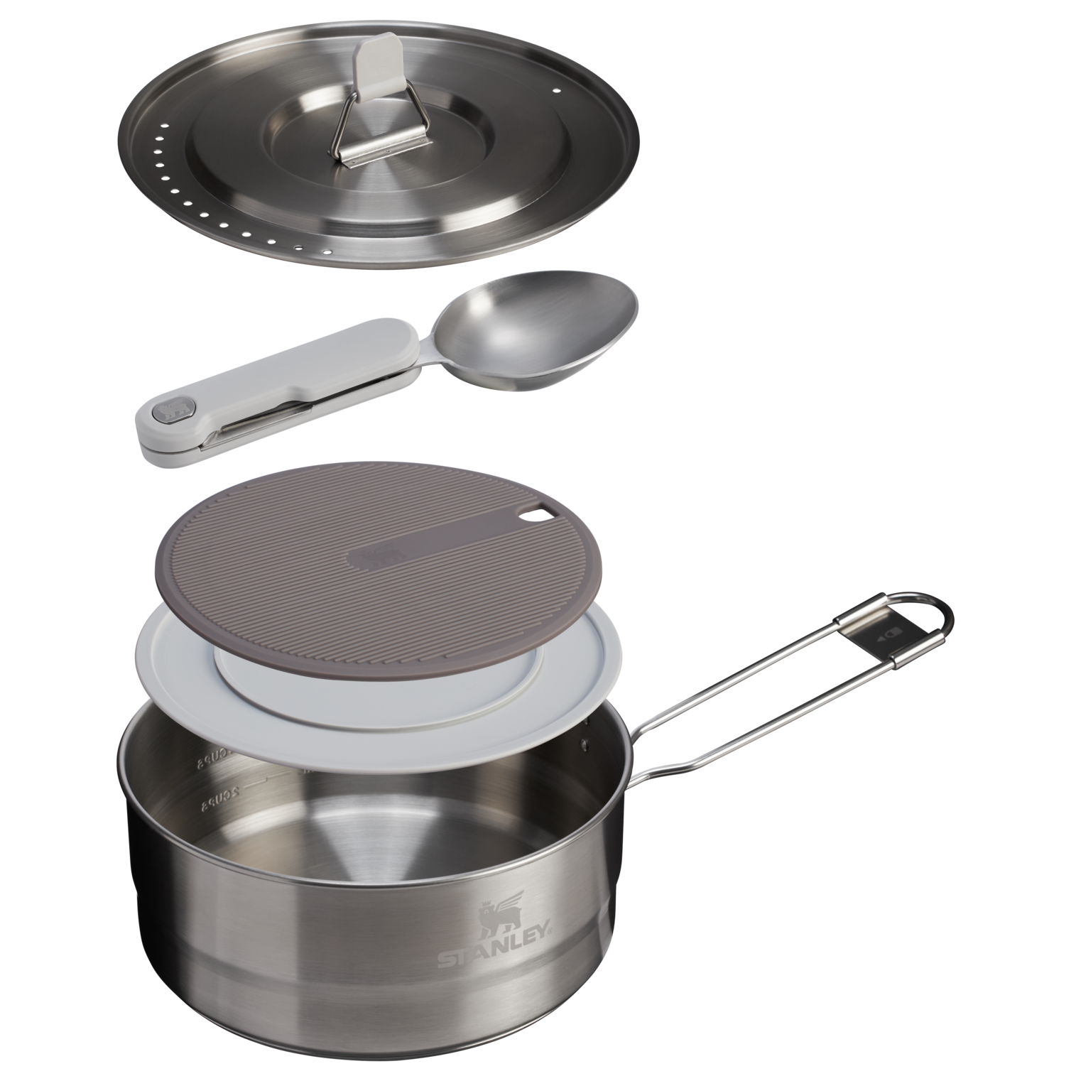 The Wildfare Pro Square Pan Cookset 5-piece set | 1.9 L - Image 5